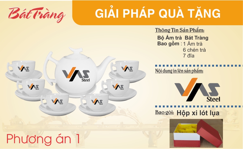bộ ấm chén quà tặng khách hàng