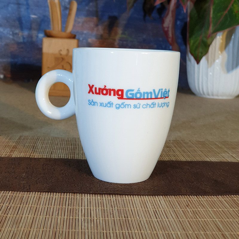 Ly sứ V bầu quai tròn nhỏ