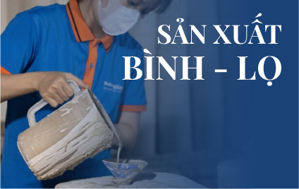 Sản xuất bình lọ