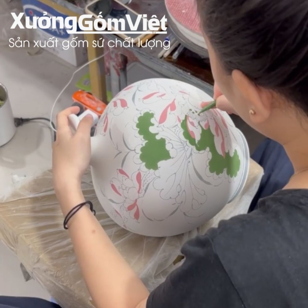 Bình hút lộc Bát Tràng