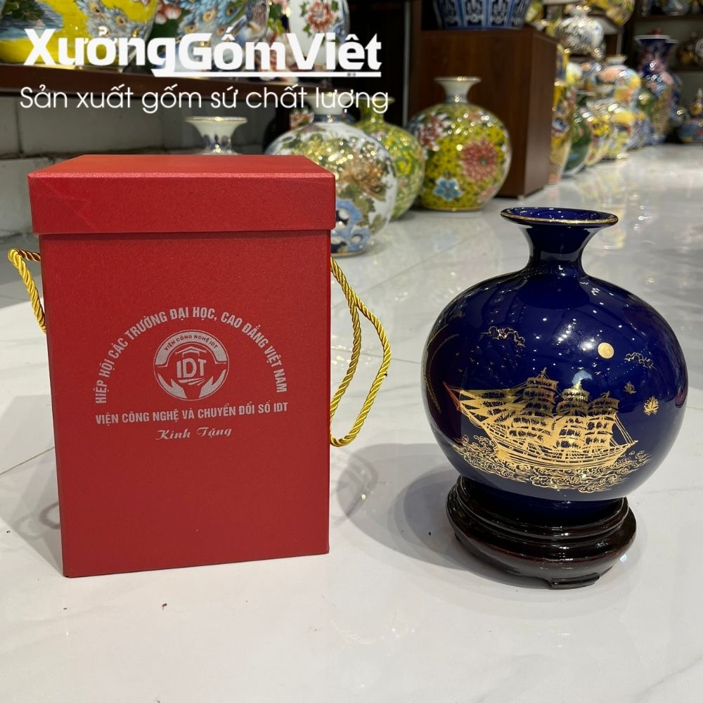 Bình hút lộc Bát Tràng