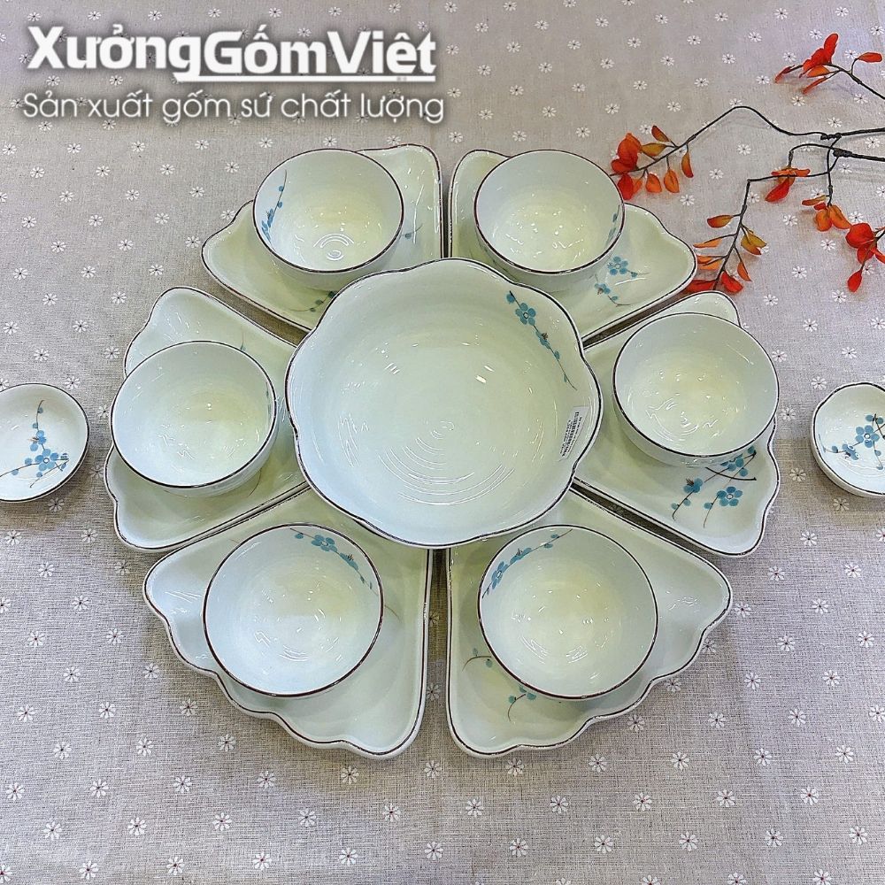 Bộ bát đĩa hoa mặt trời