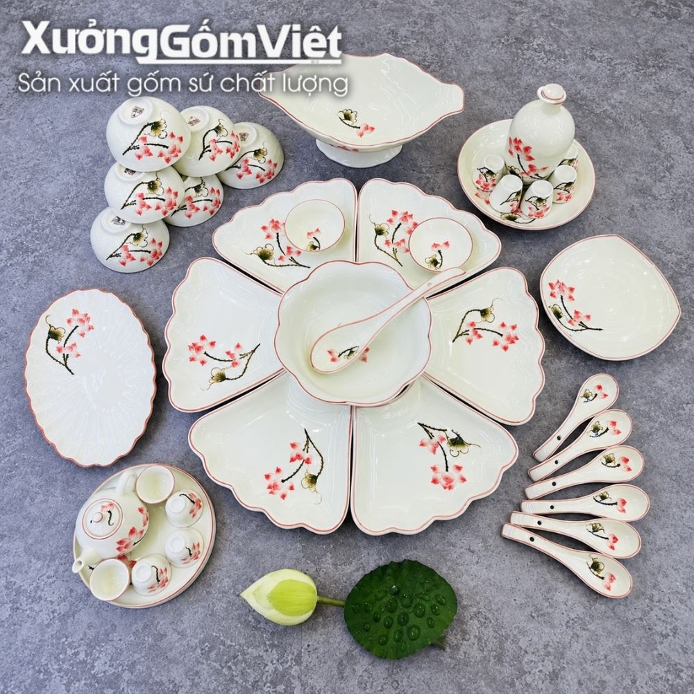 Bộ bát đĩa hoa mặt trời