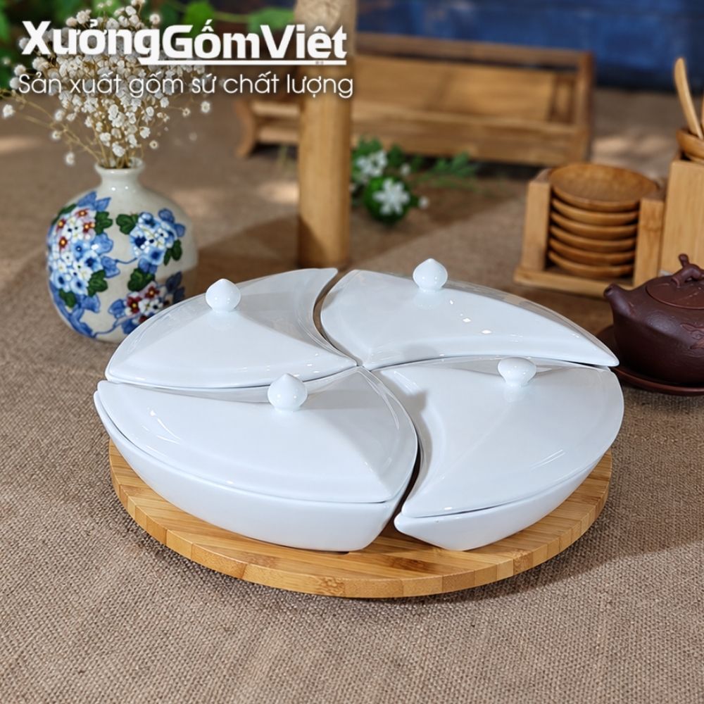 Khay mứt Bát Tràng