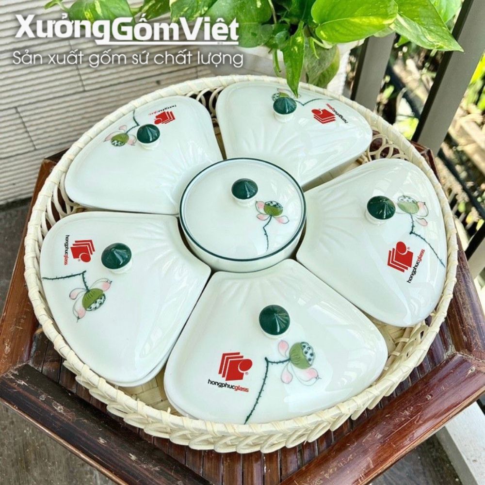 Khay mứt Bát Tràng