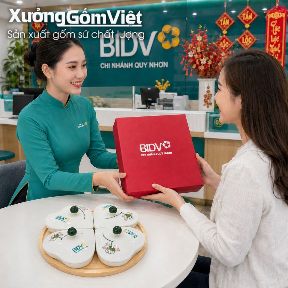 Khay mứt Bát Tràng