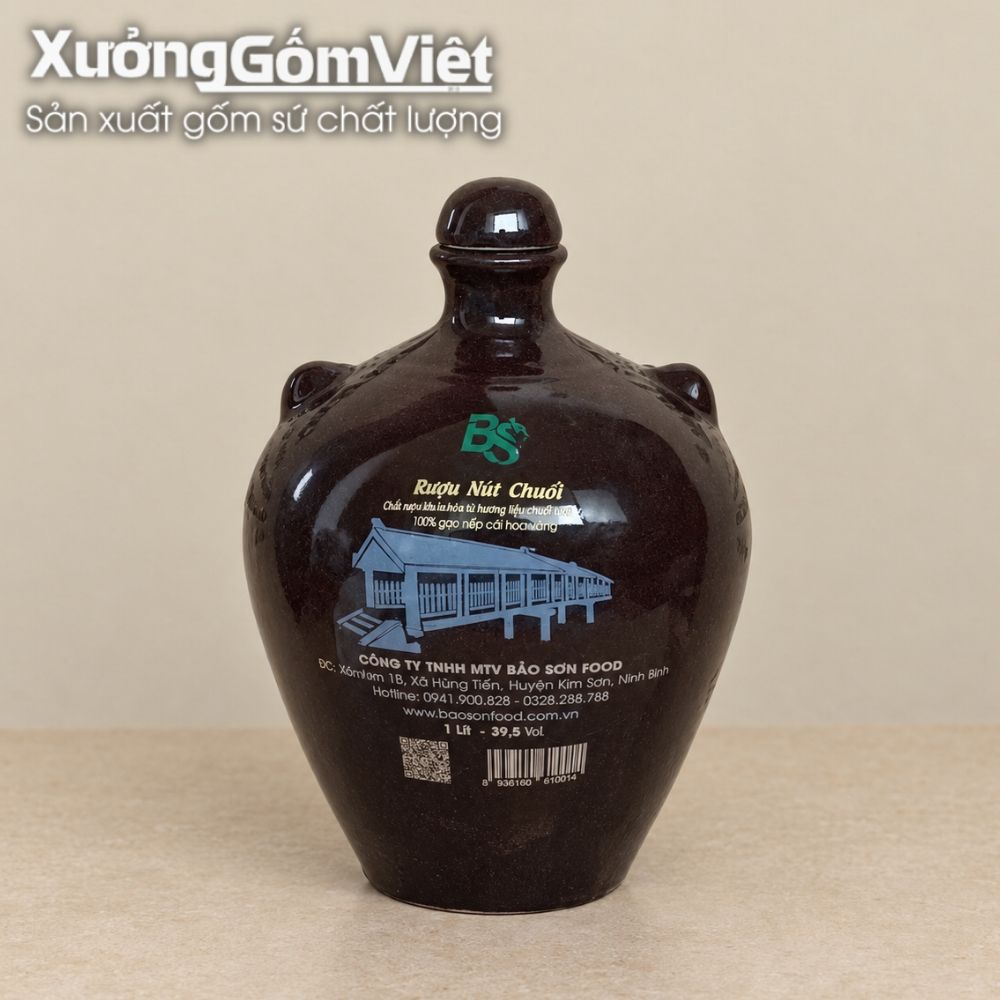 Nậm rượu, chai rượu in logo