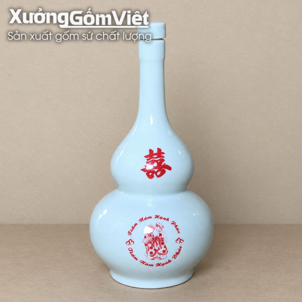 Nậm rượu, chai rượu in logo