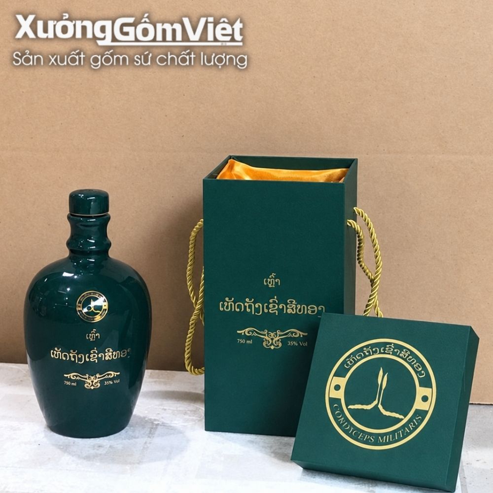 Nậm rượu, chai rượu in logo