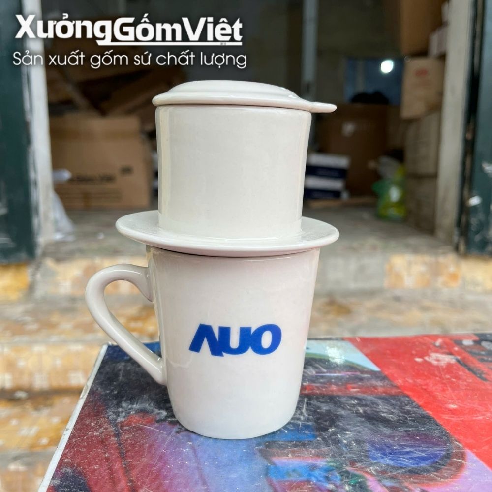 Phin pha cà phê quà tặng in logo