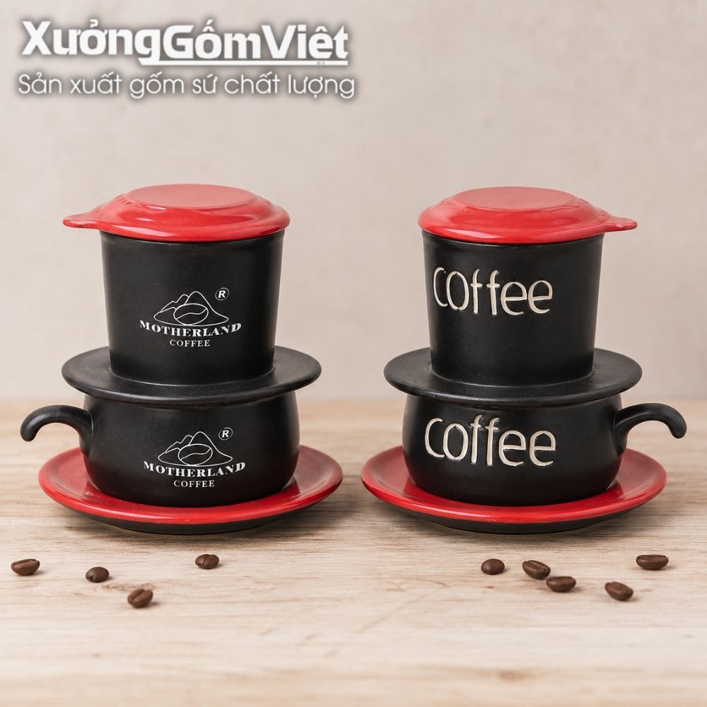 Phin pha cà phê quà tặng in logo