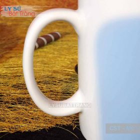 Ly sứ trắng quai C M01