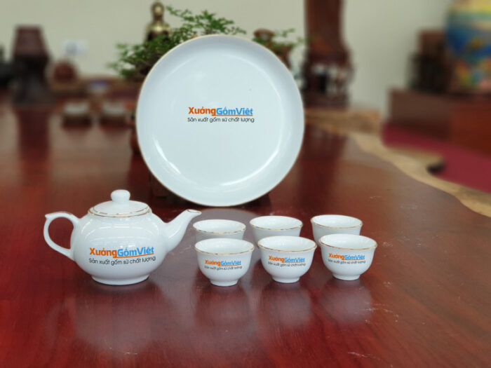 Bộ trà Mini chỉ vàng AT-20