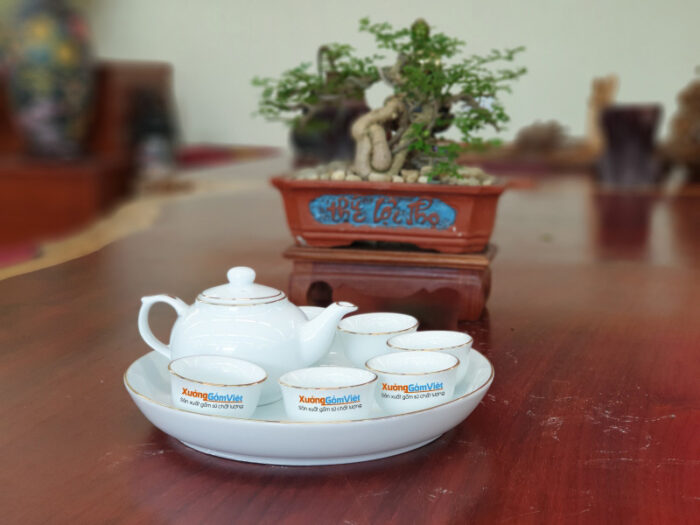 Bộ trà Mini chỉ vàng AT-20