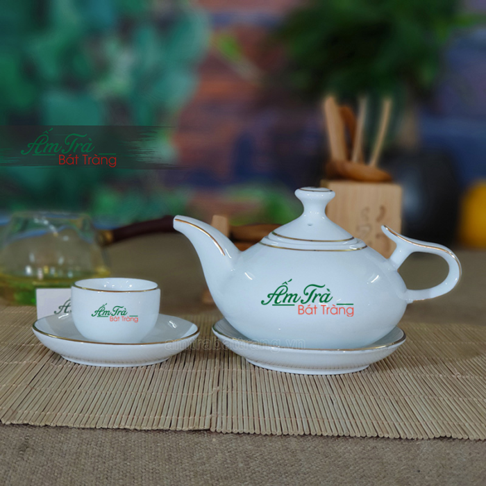 Bộ trà in logo