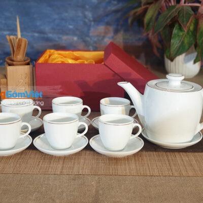 Bộ trà dáng thùng