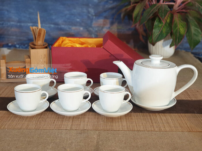 Bộ trà dáng thùng