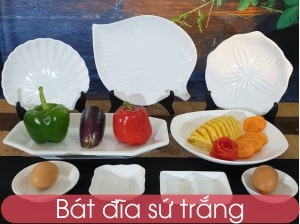 Sản xuất và cung cấp bát đĩa sứ trắng tại Hà Nội giá rẻ