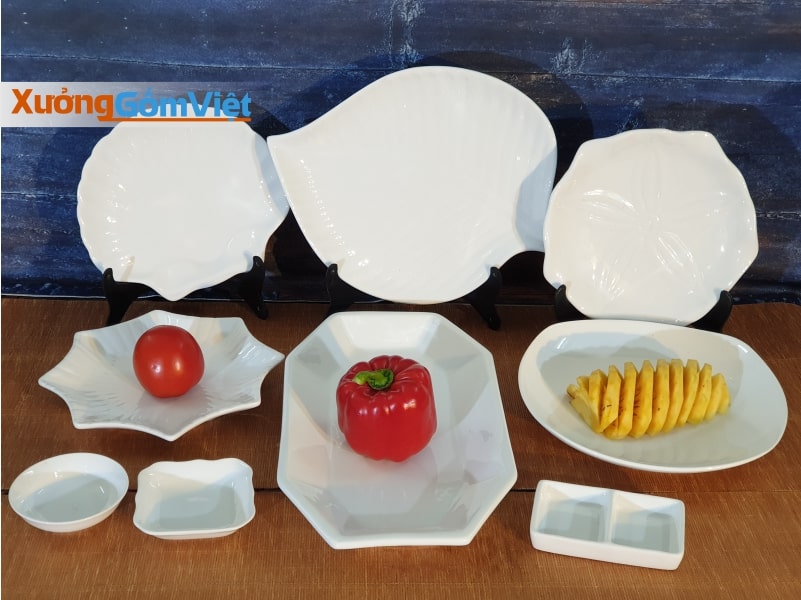 bát đĩa sứ trắng tại Đà Nẵng
