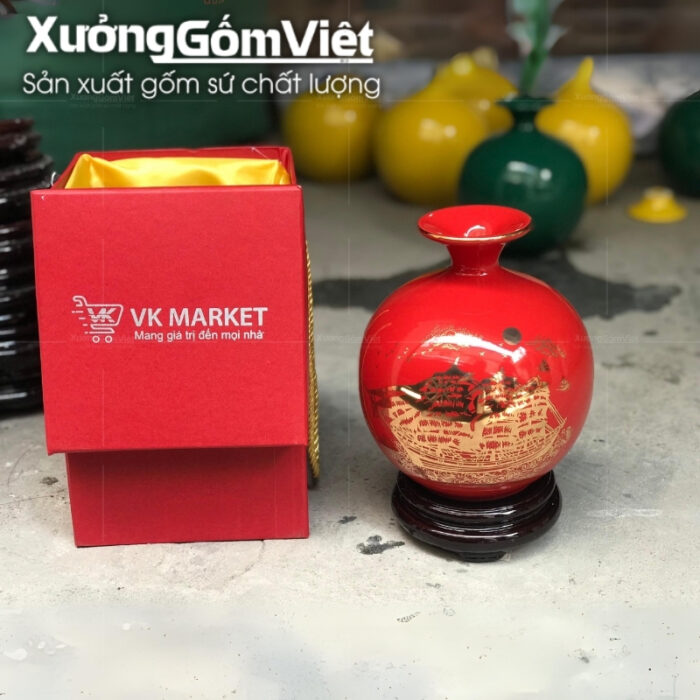 binh-hut-loc-bat-trang-mau-do-in-logo-hoa-tiet-thuyen-buom-in-decal-vang
