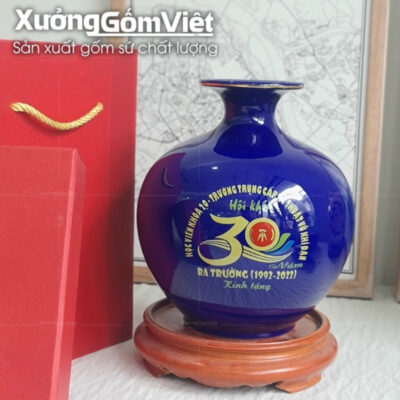 binh-hut-loc-bat-trang-mau-xanh-coban-in-logo-theo-yeu-cau
