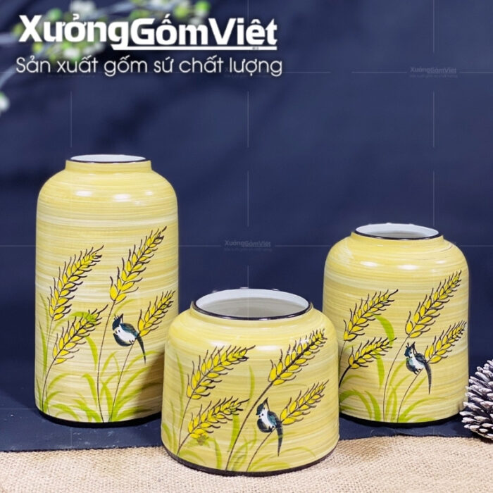 bo-3-lo-hoa-dang-long-chim-hoa-tiet-chim-lua