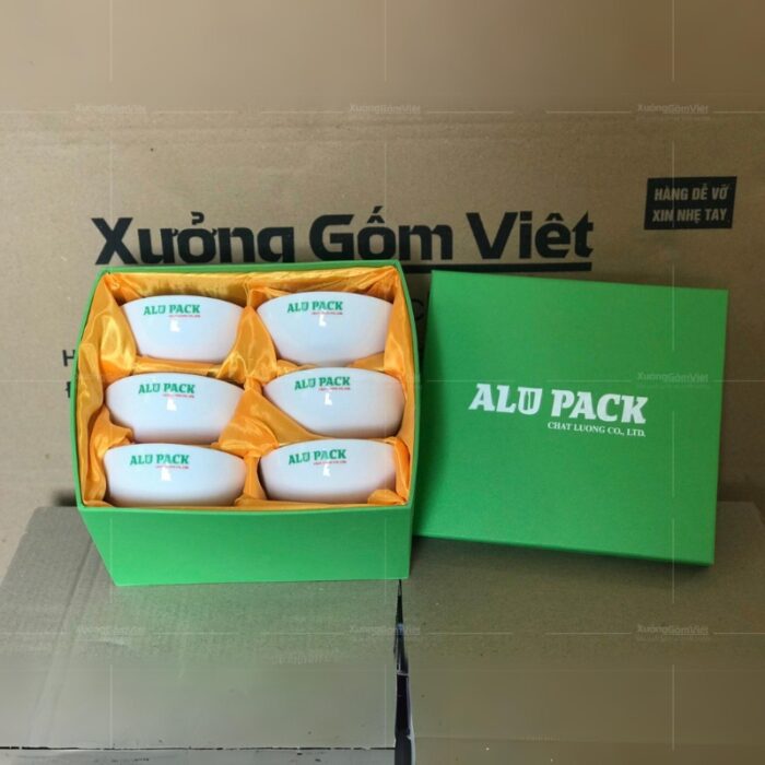 bo-6-bat-com-men-su-trang-in-logo-hop-xanh-la