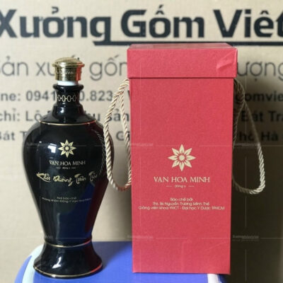 chai-ruou-gom-su-bat-trang-mau-den-dang-mai-binh-in-logo