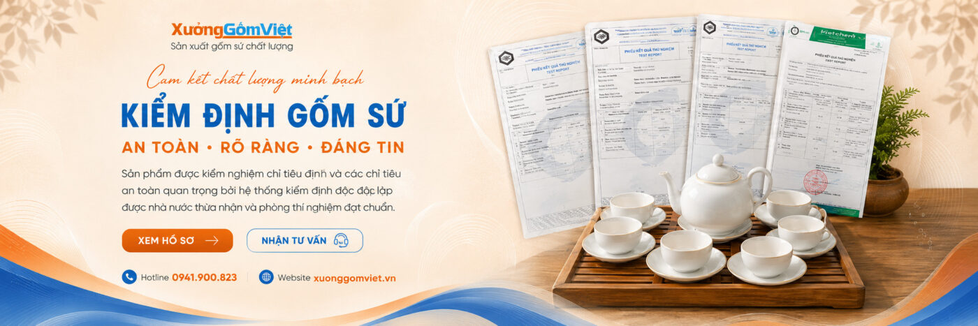 Xưởng Gốm Việt - Sản xuất gốm sứ theo yêu cầu
