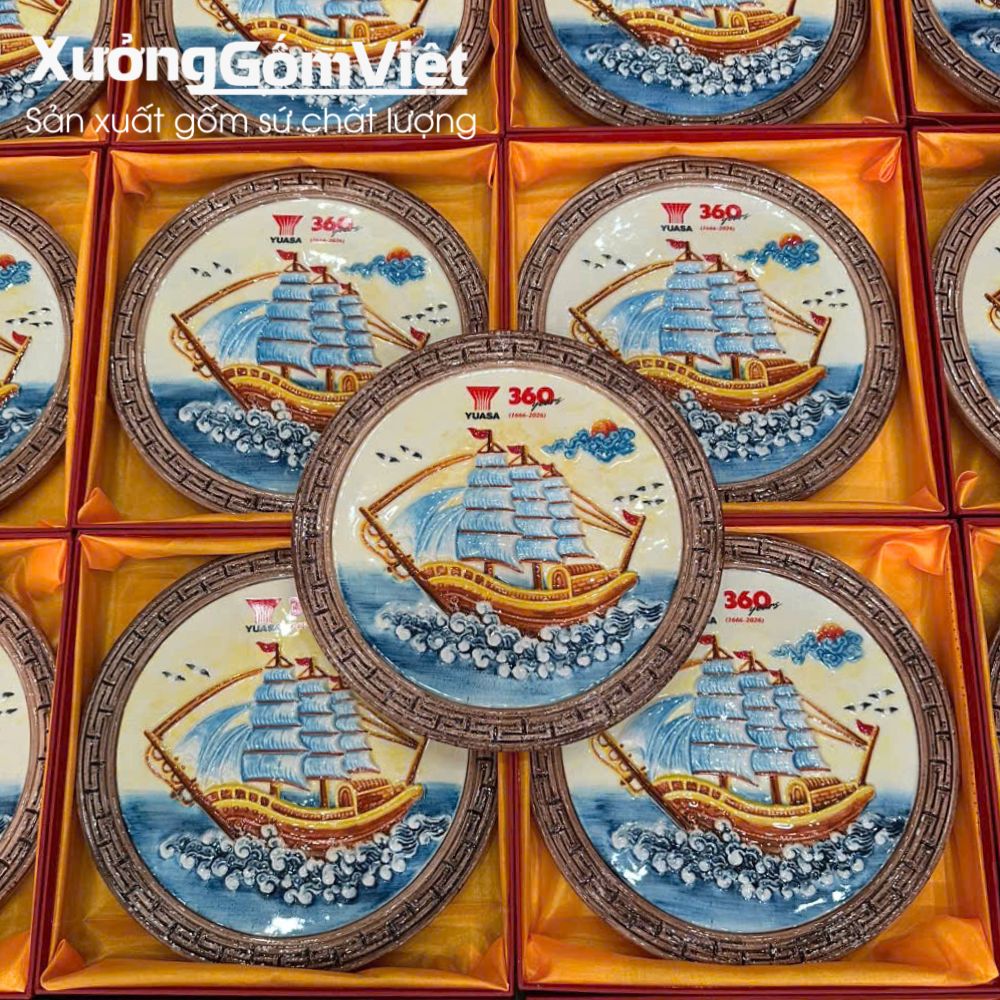 Đĩa biểu trưng in logo