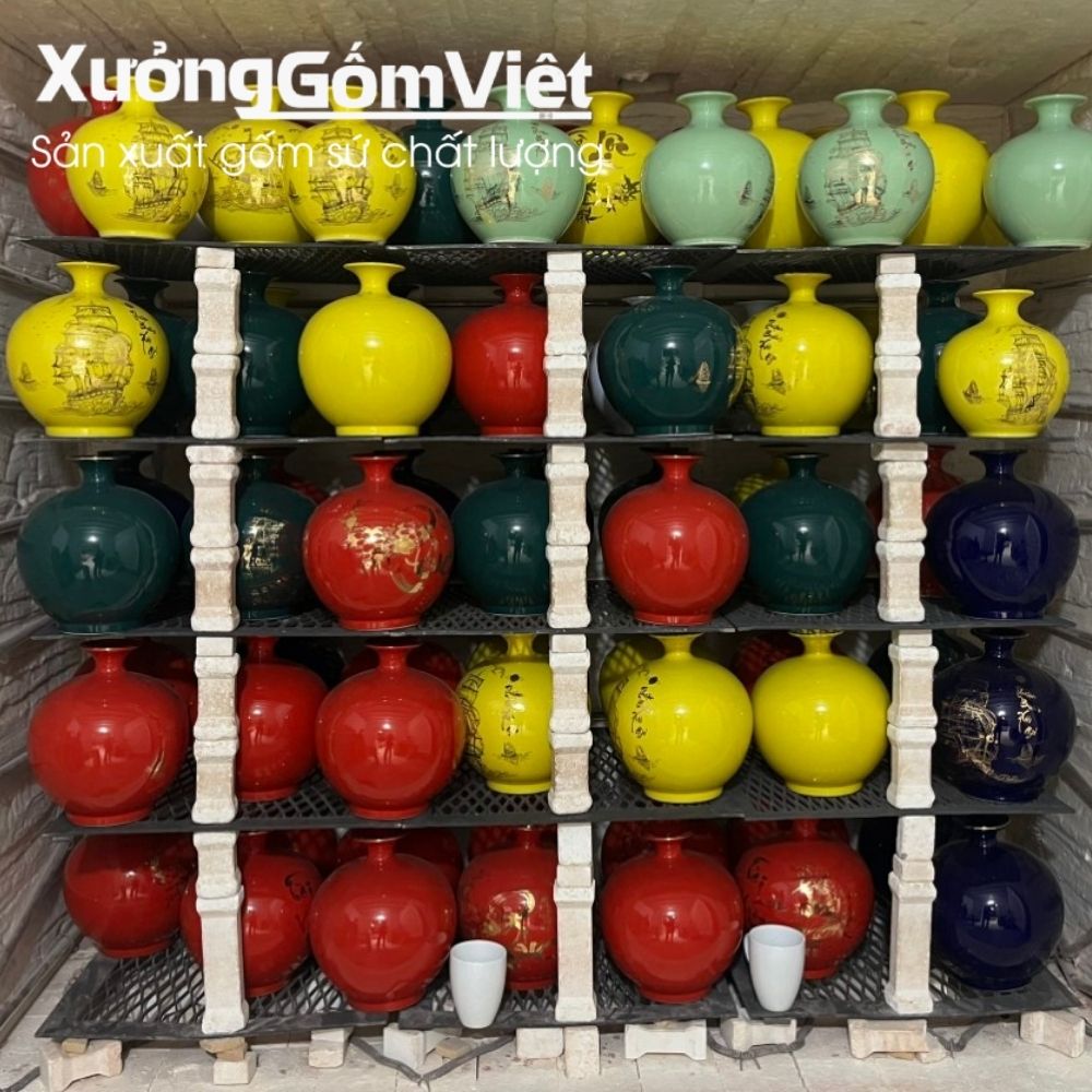 Bình hút lộc Bát Tràng