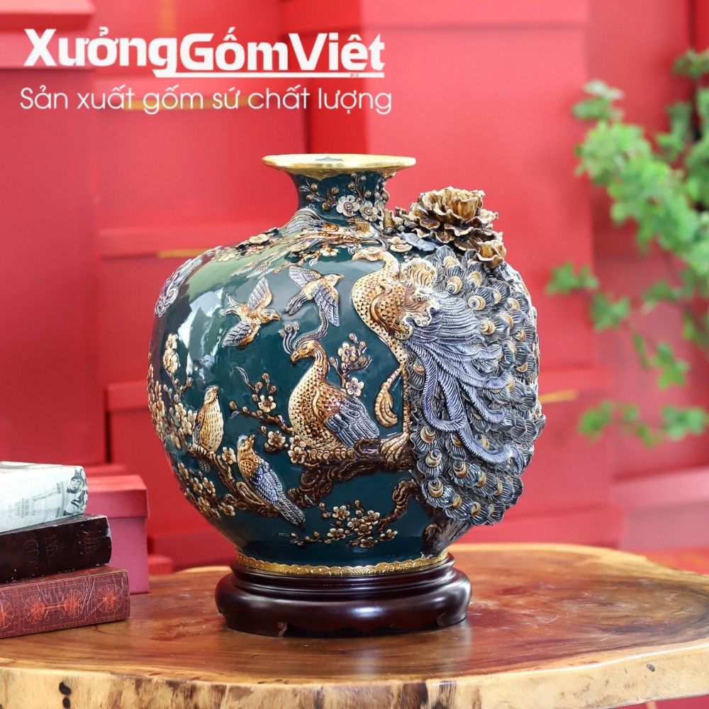 Bình hút lộc Bát Tràng