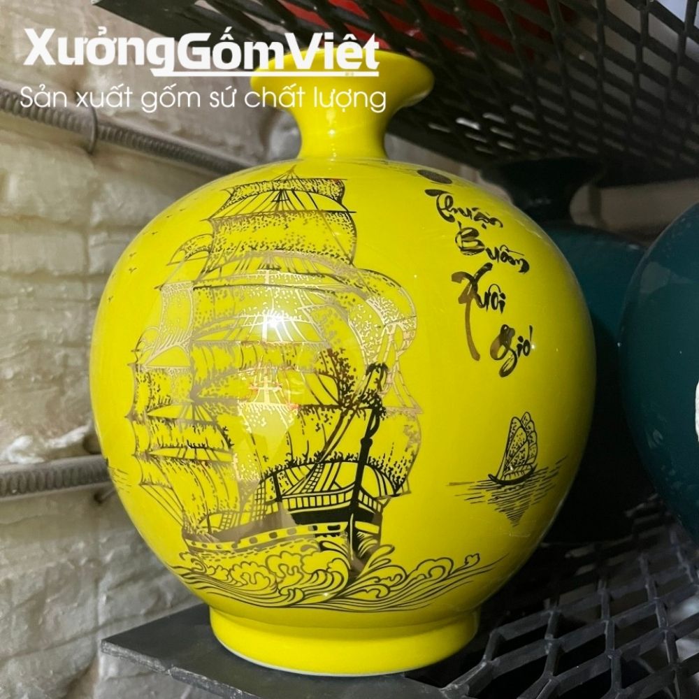 Bình hút lộc Bát Tràng