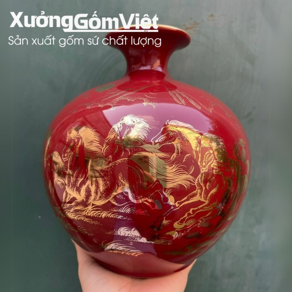 Bình hút lộc Bát Tràng