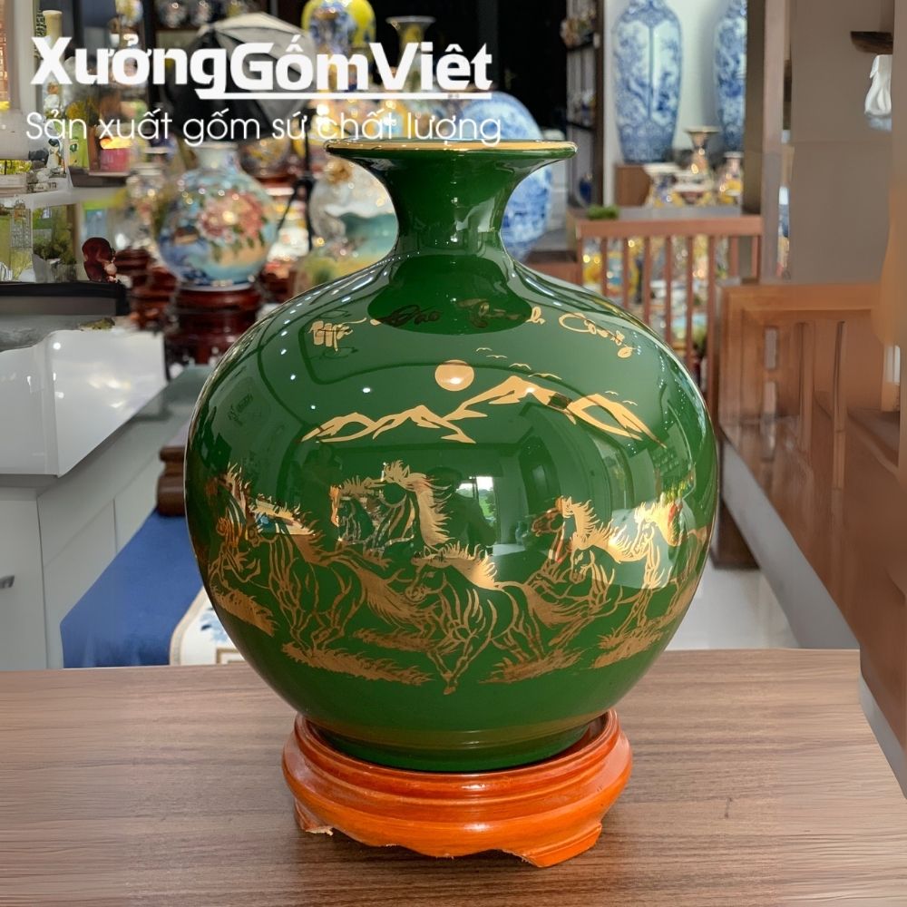 Bình hút lộc Bát Tràng