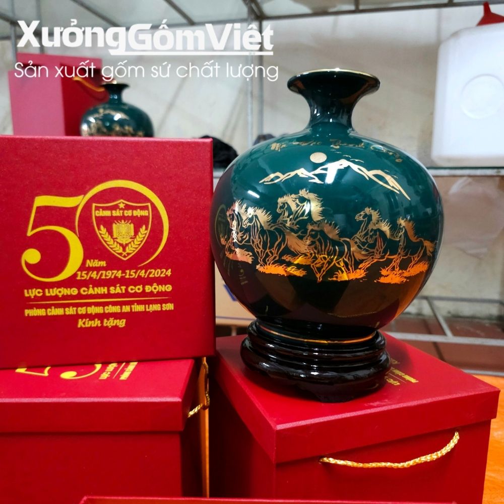 Bình hút lộc Bát Tràng