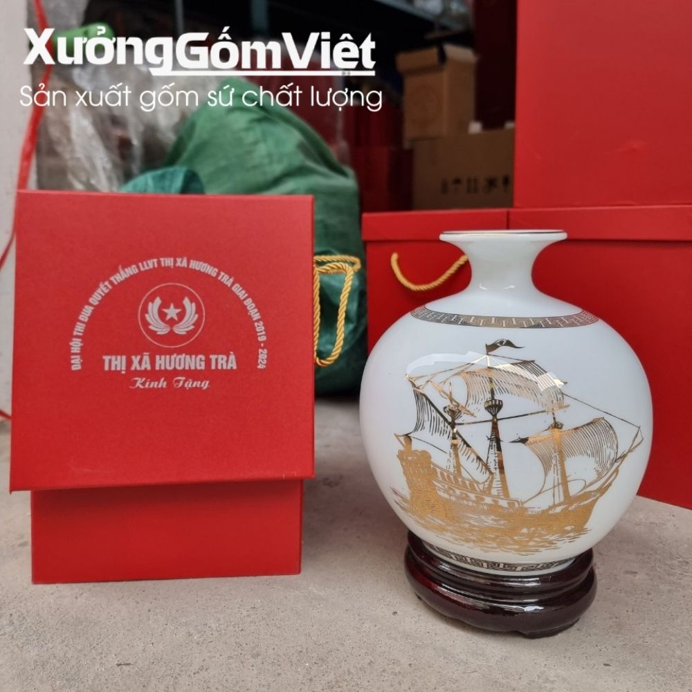 Bình hút lộc Bát Tràng