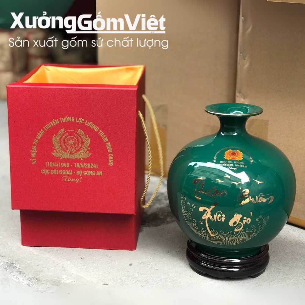 Bình hút lộc Bát Tràng