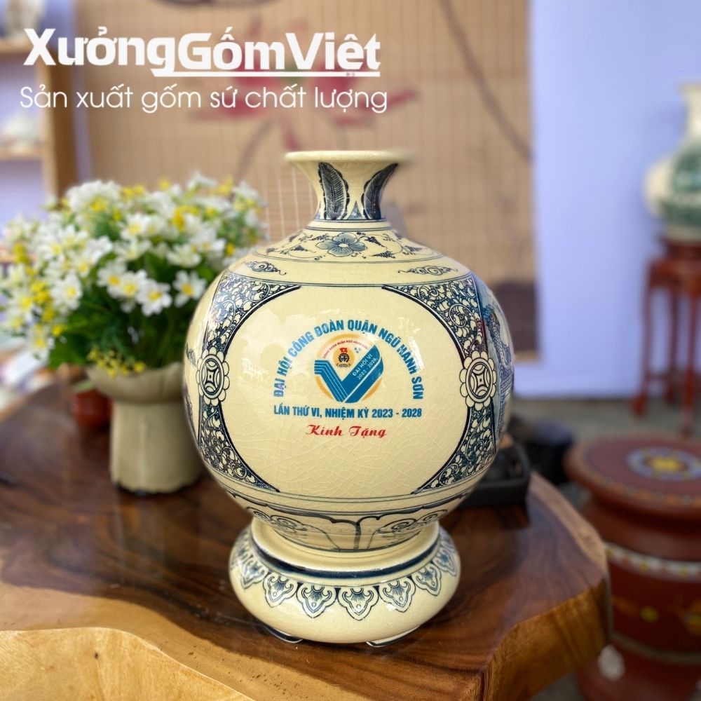 Bình hút lộc Bát Tràng