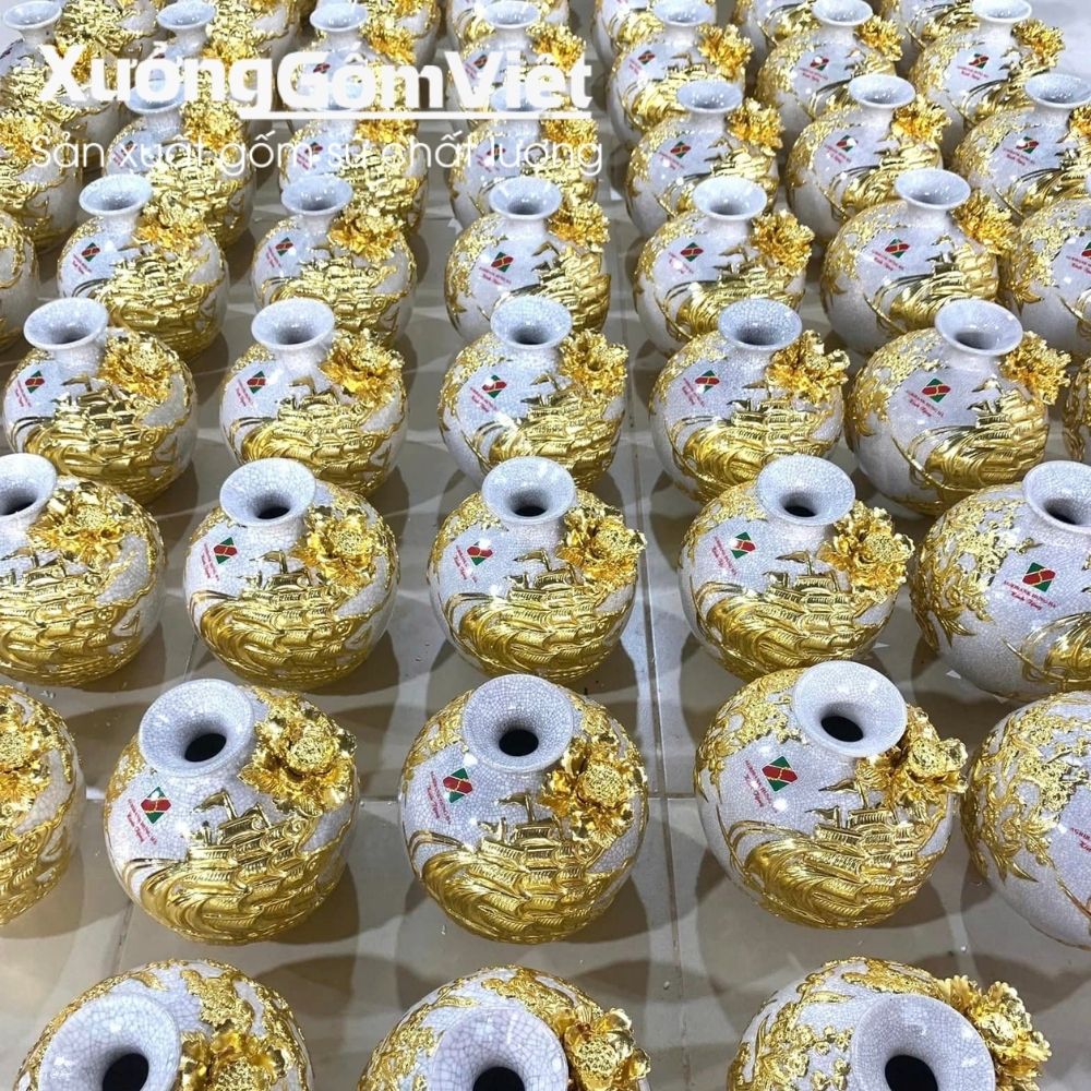 Bình hút lộc Bát Tràng