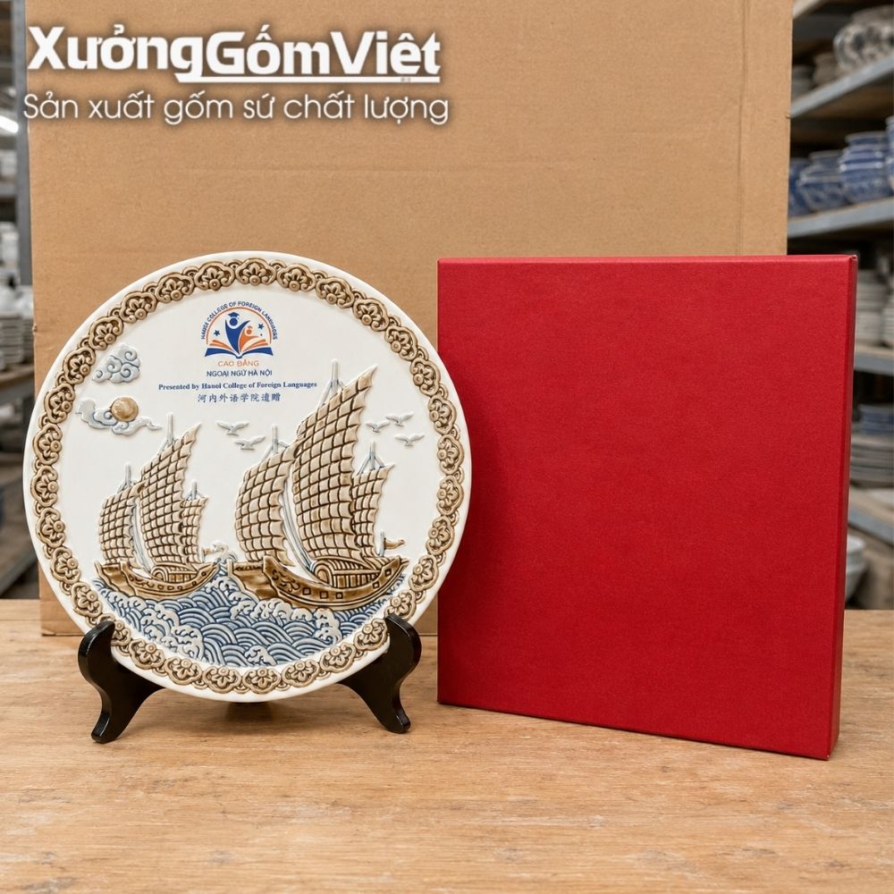 Đĩa biểu trưng in logo