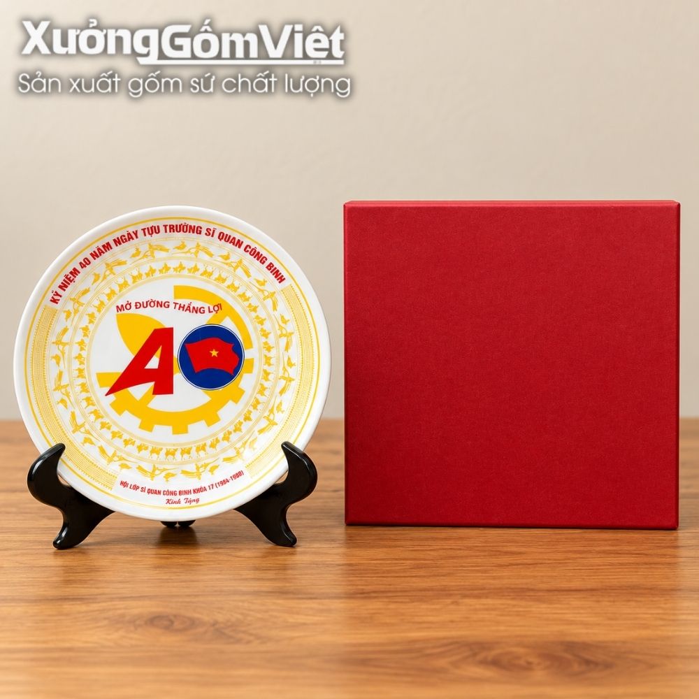 Đĩa biểu trưng in logo