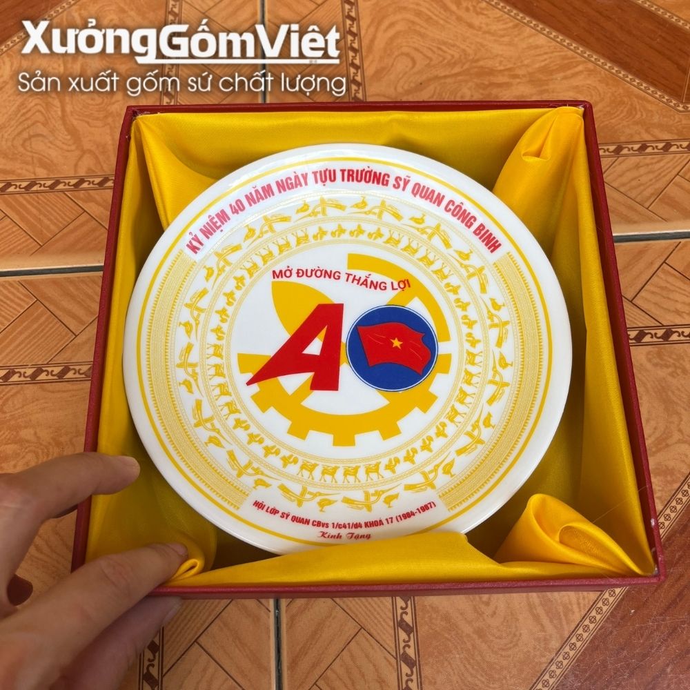Đĩa biểu trưng in logo