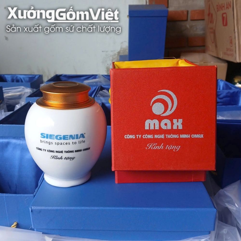 Hũ đựng trà Bát Tràng