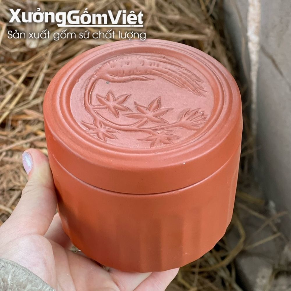 Hũ đựng trà Bát Tràng