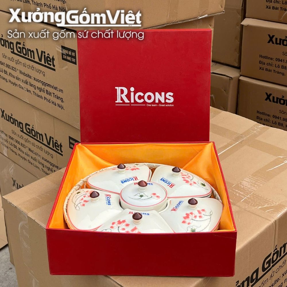 Khay mứt Bát Tràng