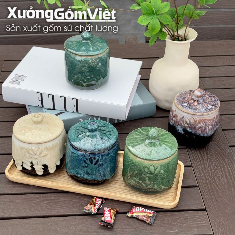 Khay mứt Bát Tràng