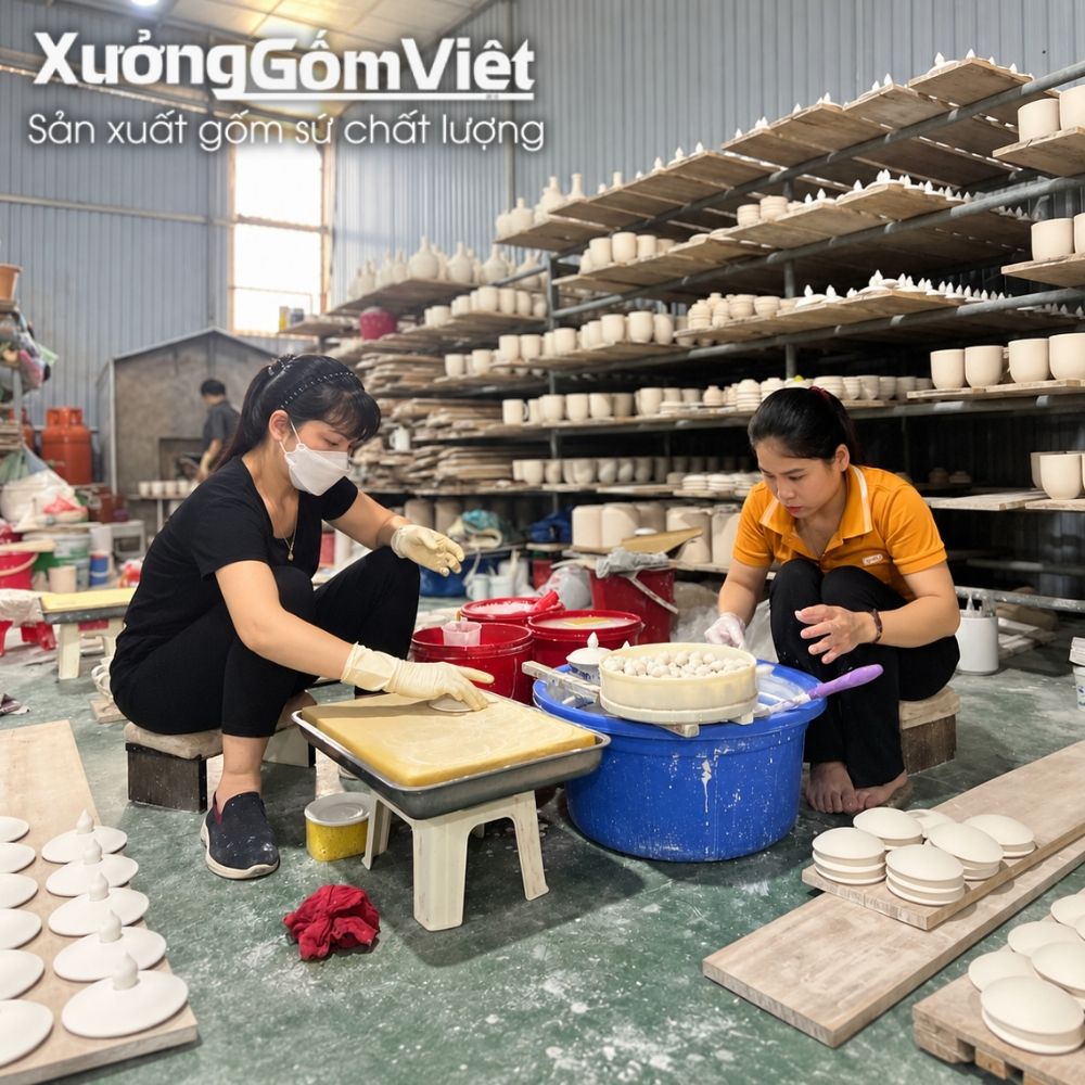 Khay mứt Bát Tràng