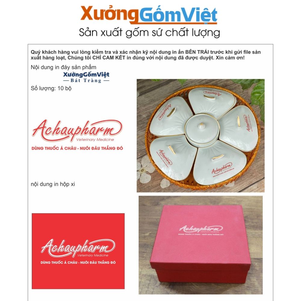 Khay mứt Bát Tràng