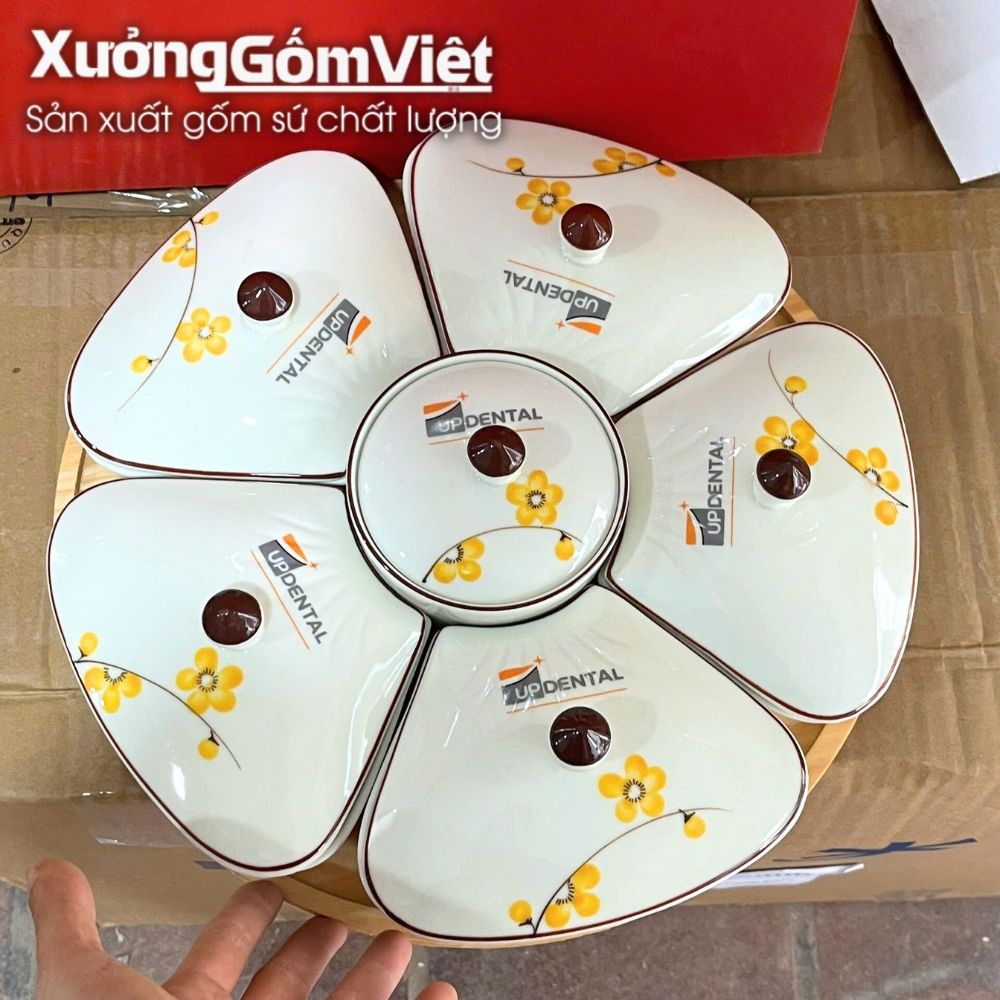 Khay mứt Bát Tràng